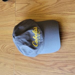 Cabela's club hats one size fits most color gray and yellow